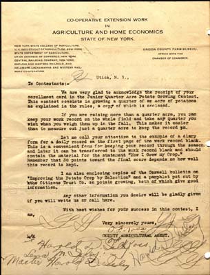 oneida county potato improvement contest letter 1917 001