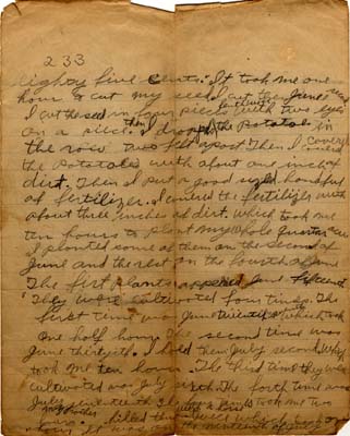 how i grew my potato crop isley harold 1918 handwritten 002