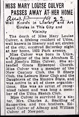 culver mary louise obit