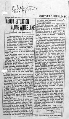 white lake land title dispute about situation along white lake november 3 1930 002