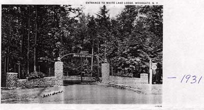 entrance to white lake lodge woodgate ny 1931 002