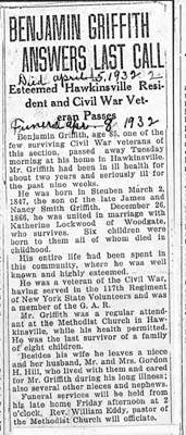 griffith benjamin husband of katherine obit april 5 1932