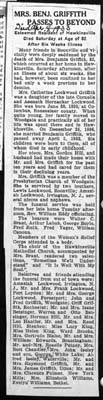 griffith catherine lockwood wife of benjamin obit april 8 1933 002