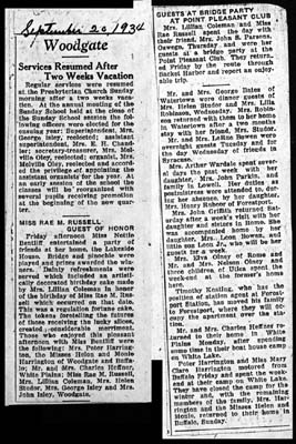 woodgate news september 20 1934