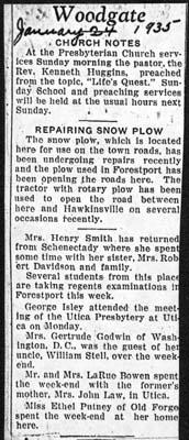 woodgate news january 24 1935