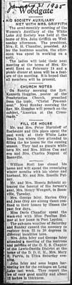 woodgate news january 31 1935