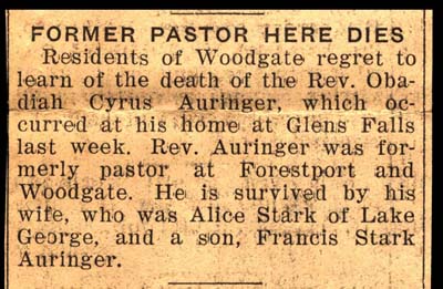 auringer reverend obadiah cyrus husband of alice stark obit october 1937