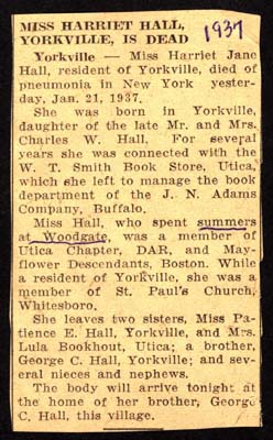 hall harriet jane daughter of charles w obit january 21 1937 001