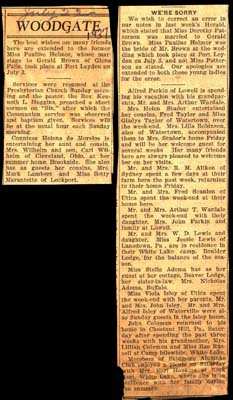 woodgate news july 22 1937