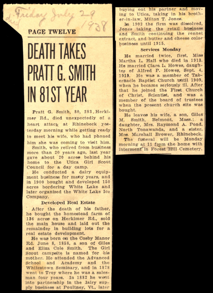 smith pratt g husband of martha l hall and clara l howes obit july 29 1938 001