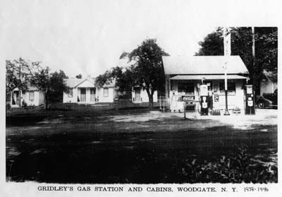 gridleys gas station and cabins woodgate ny 1938 through 1946