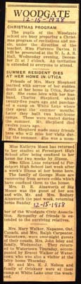 woodgate news december 15 1938