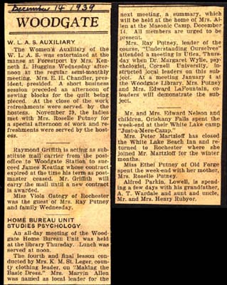woodgate news december 14 1939