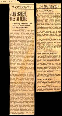 woodgate news march 9 1939