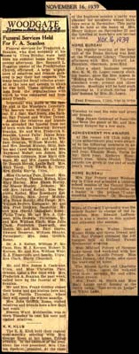 woodgate news november 16 1939