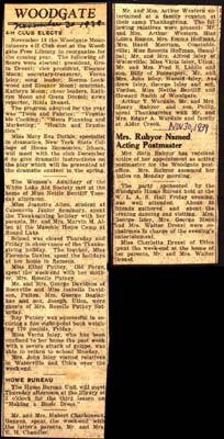 woodgate news november 30 1939