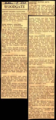 woodgate news october 19 1939