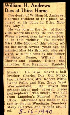 andrews william h husband of allie moon and ida bronson obit may 6 1940