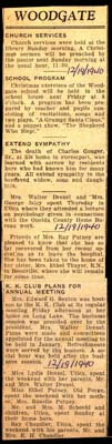 woodgate news december 19 1940