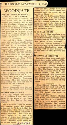 woodgate news november 14 1940