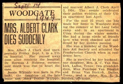 clark jessie whipple wife of alfred j obit september 8 1944