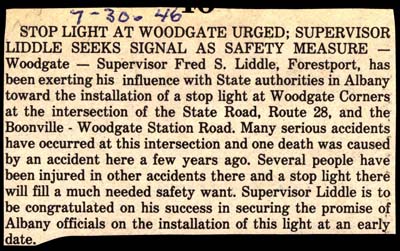 stop light at woodgate urged liddle seeks safety measure july 30 1946