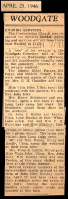 woodgate news april 25 1946