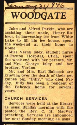 woodgate news january 31 1946