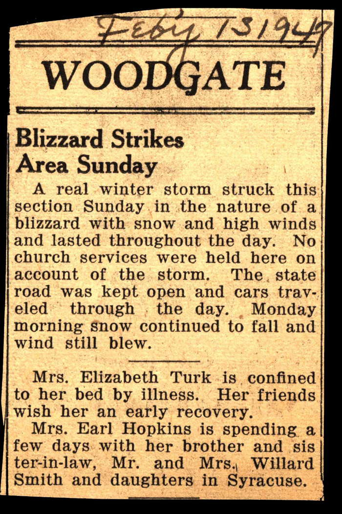 woodgate news february 13 1947