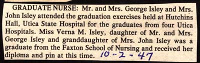 verna m isley graduate of faxton school of nursing october 2 1947 001