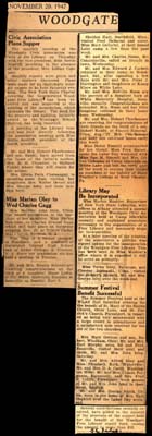 woodgate news november 20 1947