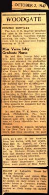 woodgate news october 2 1947