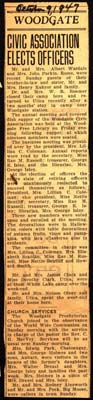 woodgate news october 9 1947