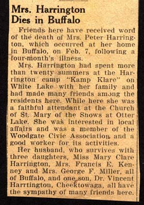 harrington mrs peter obit february 7 1949