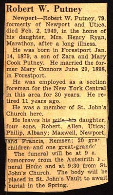 putney robert w husband of mary connors obit february 2 1949 001
