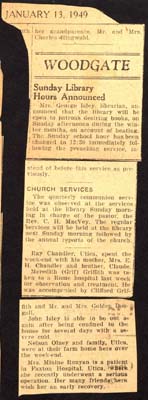 woodgate news january 13 1949
