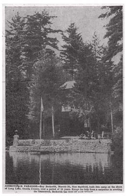 Roy Beckwiths Camp at Long Lake