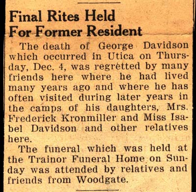 george davidson father of miss isabel davidson dies december 4 1952