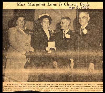 harold isley weds margaret lane april 4 1952