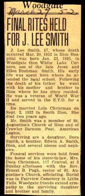 smith j lee husband of lula christman obit march 20 1952