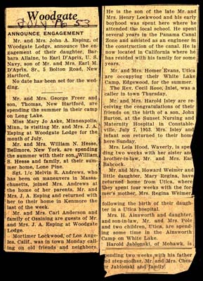 woodgate news july 16 1953