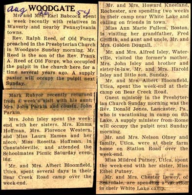 woodgate news august 26 1954