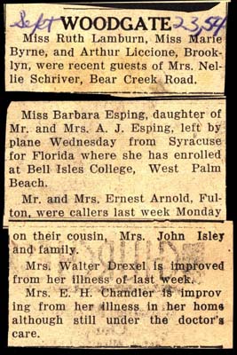 woodgate news september 23 1954