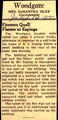 firemen quell a j esping building fire july 1955