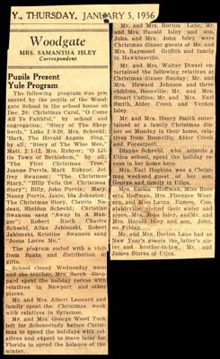 woodgate news january 5 1956