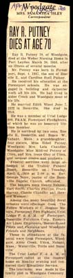 putney ray r husband of edith wood putney obit april 3 1958