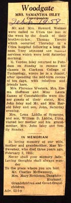 woodgate news february 6 1958