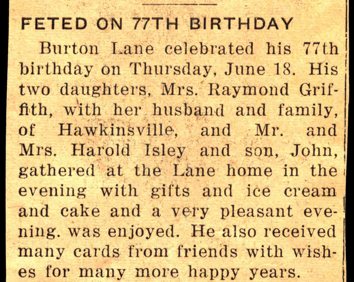 burton lane celebrates 77th birthday june 18 1959