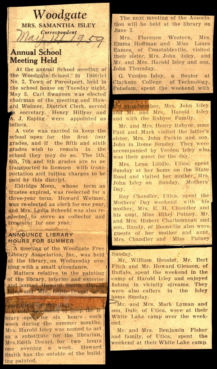 woodgate news may 14 1959