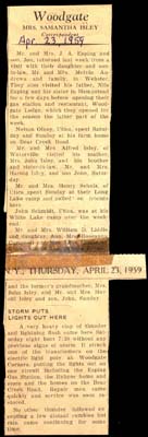 woodgate news april 23 1959